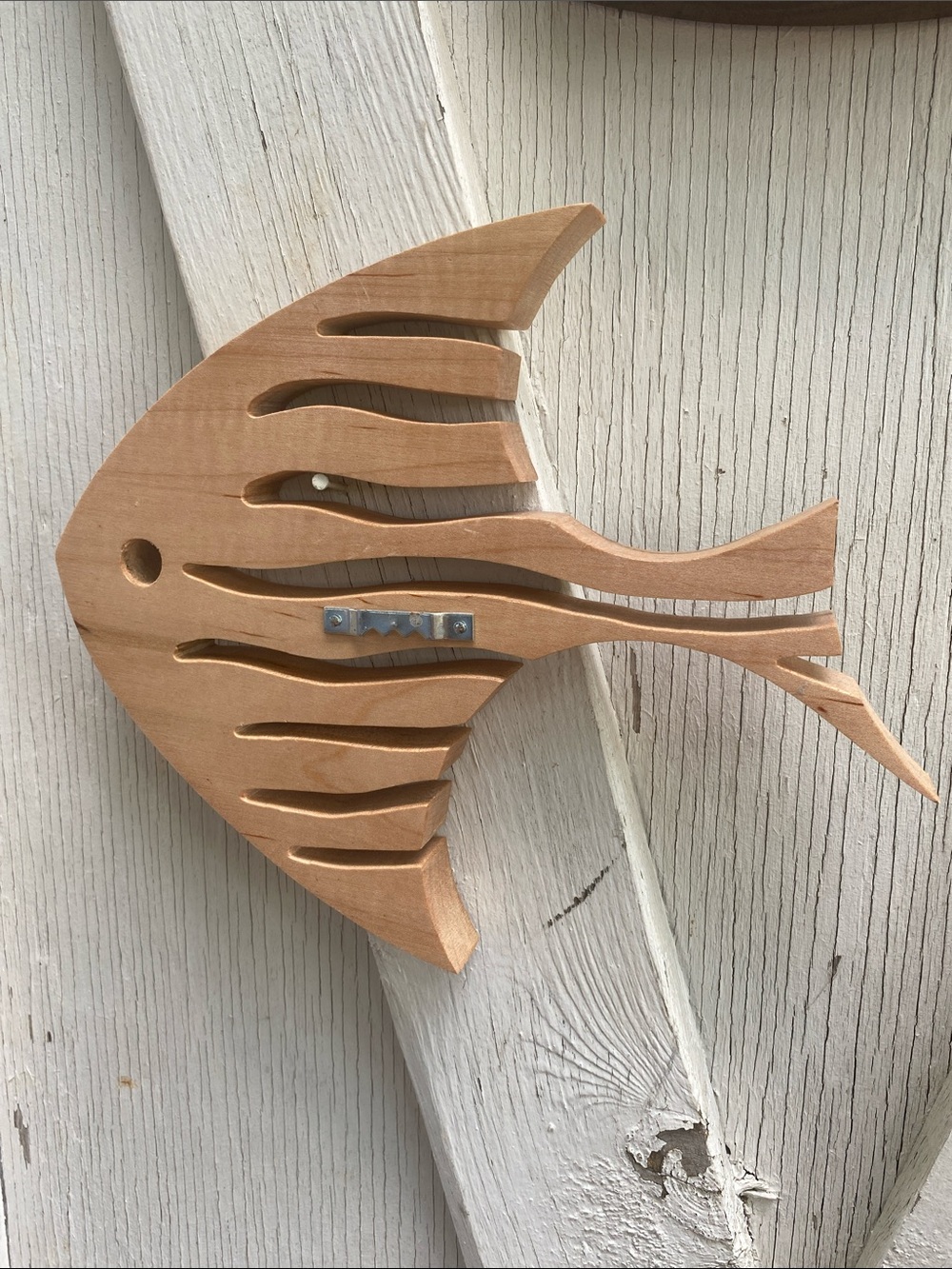 Wooden Fish Wall Décor Trio - Natural, Brown, Dark Wood - Picture 6 of 7